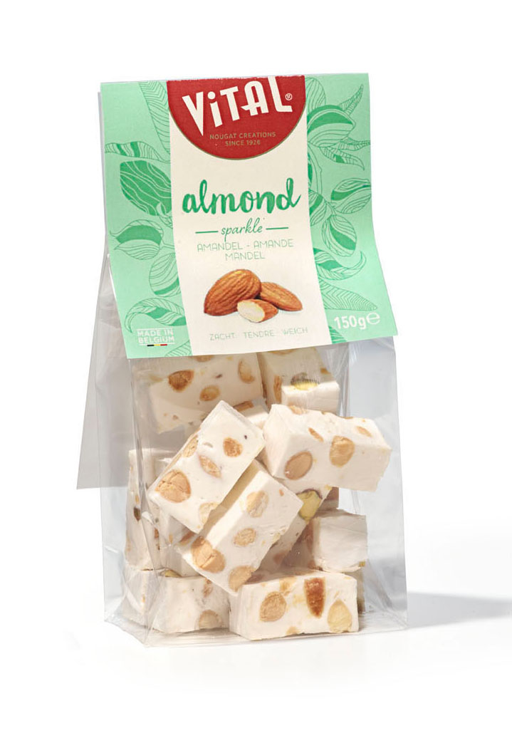 Bag Soft Almond Nougat 150g x 10