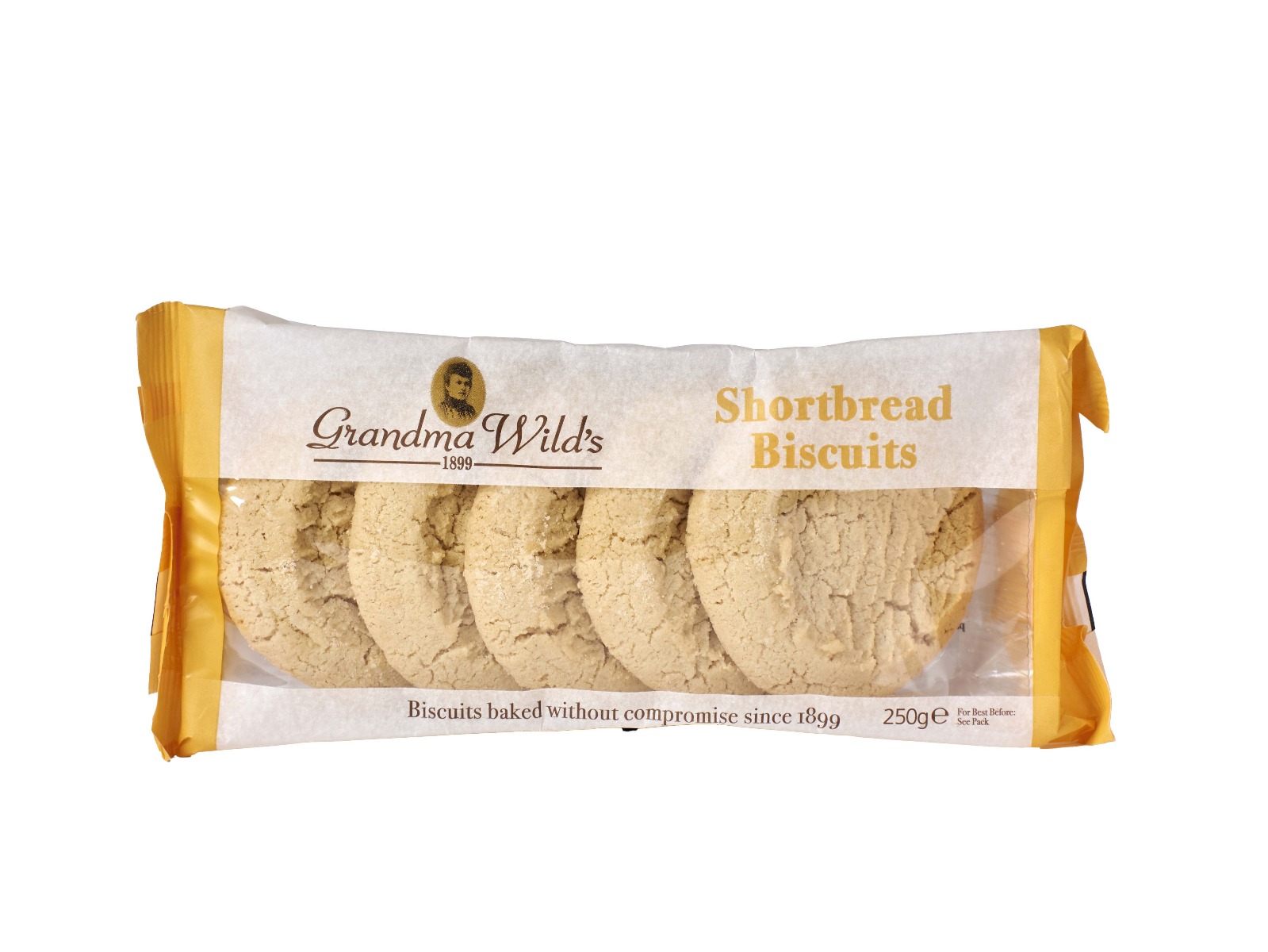 Shortbread Crunchy Cookies 5pk 250g x 12