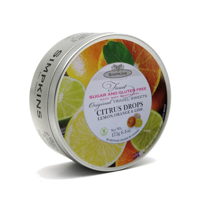 Sugar & Gluten Free Citrus Drops (Lemon, Orange & Lime) 150g x 6