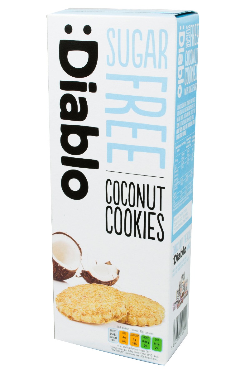 Coconut Cookies (Sugar Free) 150g x 12 ZERO VAT
