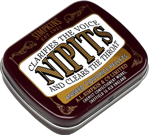 Nipits' Aniseed Liquorice 12g x 18