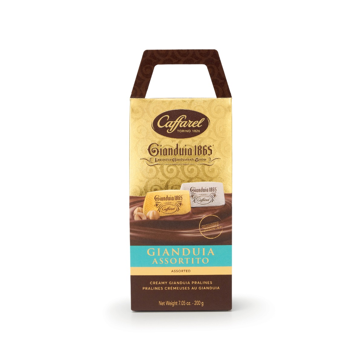 Assorted Gianduia Gold Bag 200g x 16