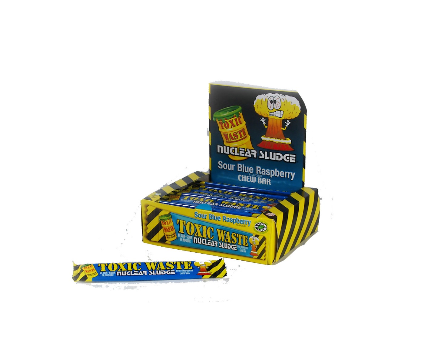 Toxic Waste Blue Raspberry Nuclear Sludge Chew Bar 20g x 50