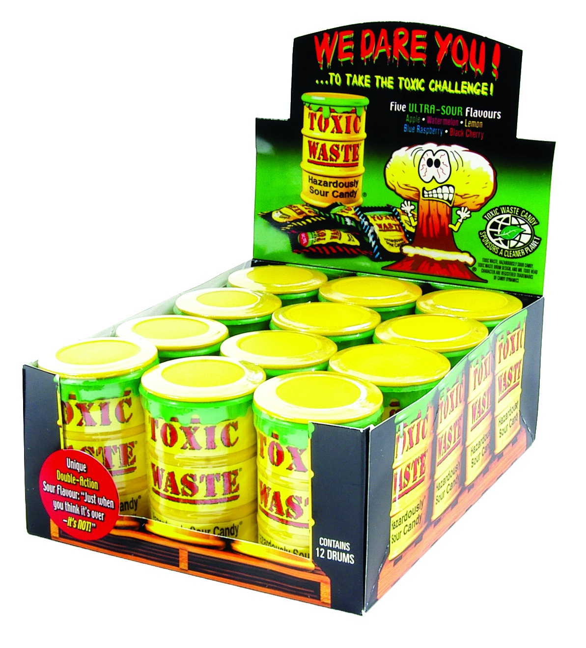  Toxic Waste Hazardously Sour Candy Drum