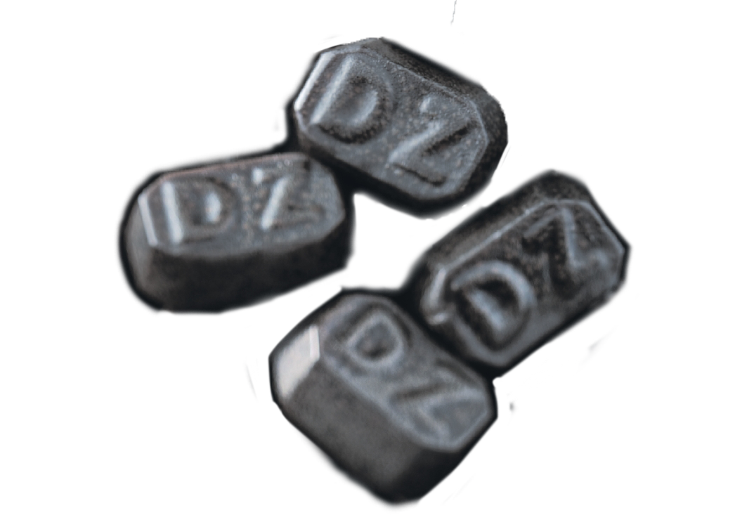 Double Salt Rounds Liquorice 1kg x 1