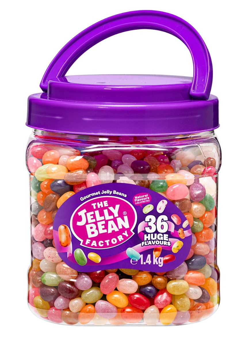 Jelly Bean Factory Carrying Jar 1.4kg x 6 DATED 10.12.2024 UK