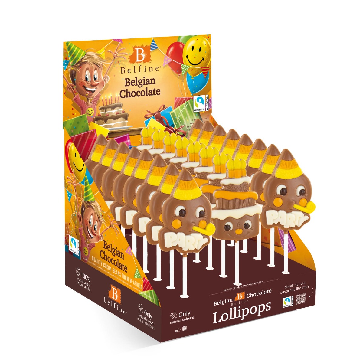 Celebration Lollipops 25g x 24