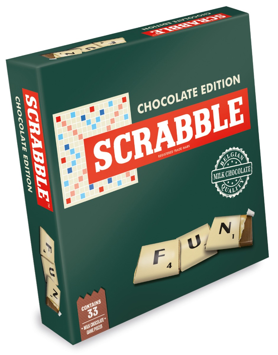 Scrabble with Chocolate Pieces 154g x 6