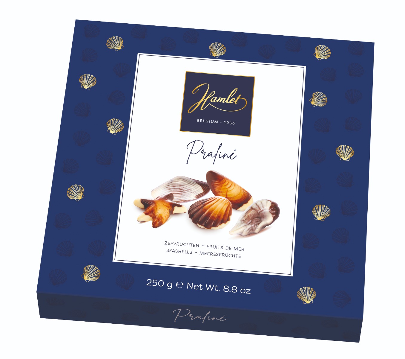 Sea Shells Hazelnut Filling 250g x 12