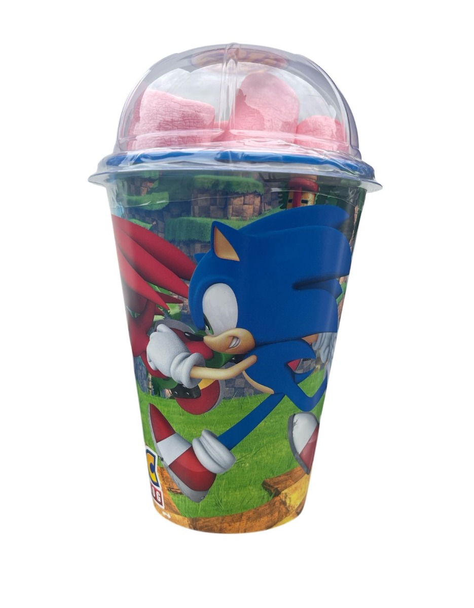 Sonic Cup with Jellies & Mallows 100g x 6
