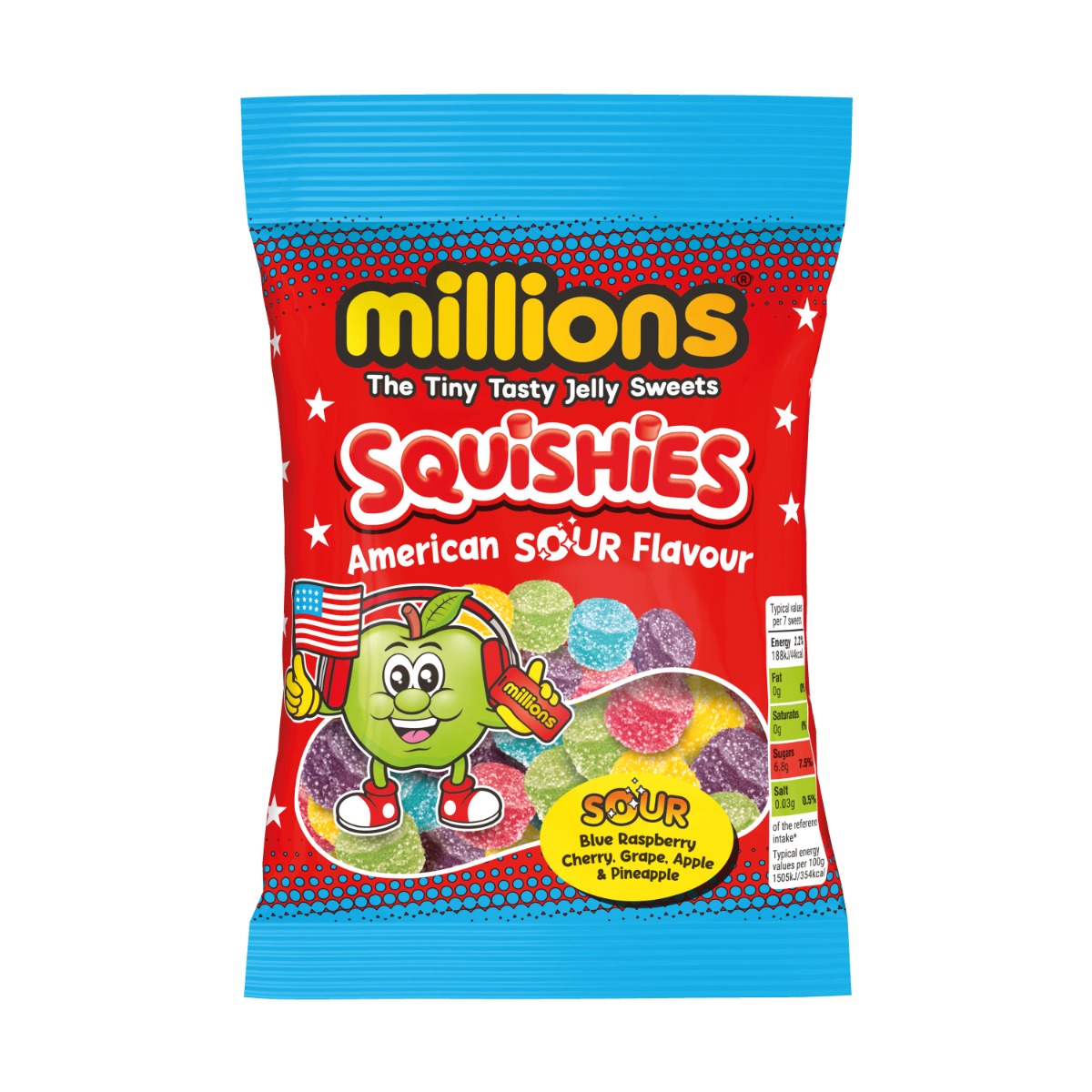 Millions Squishies American Sour 130g x 12