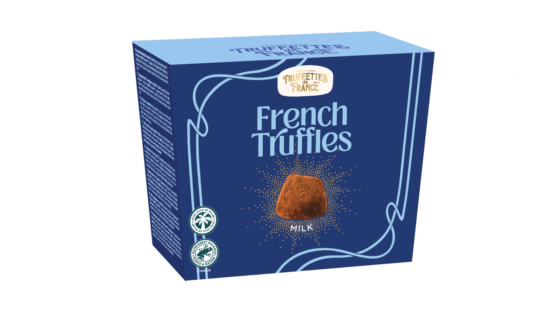 French truffles - Cocoa & Milk 200g x 24