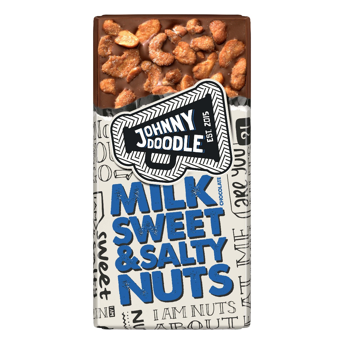 Johnny Doodle Milk Sweet & Salty nuts 150g x 10