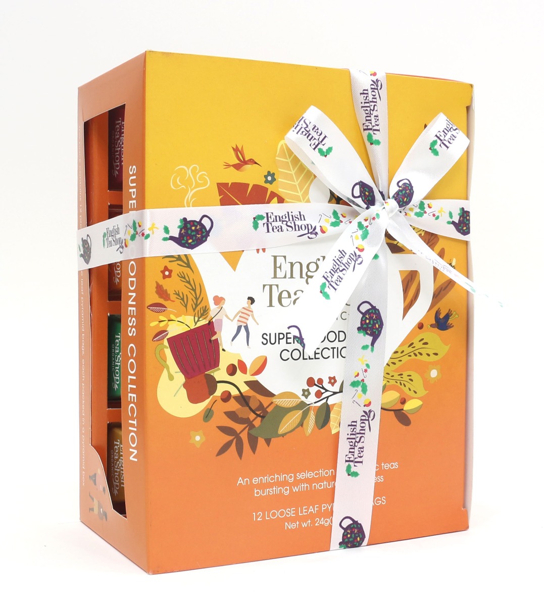 Super Goodness Collection Prism 12 Pyramid Bags - 6 flavours 24g x 6 Zero VAT