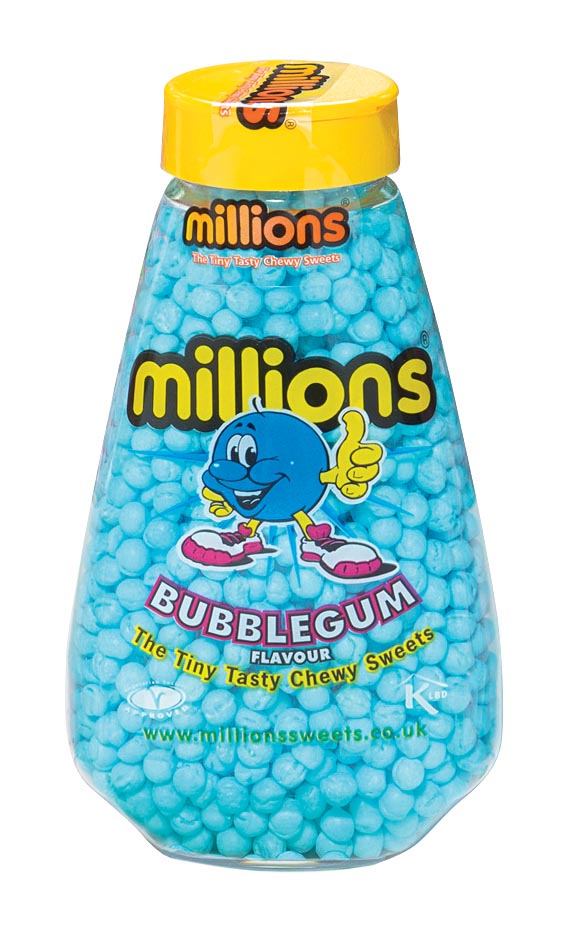 Millions Bubblegum Jar 200g x 12