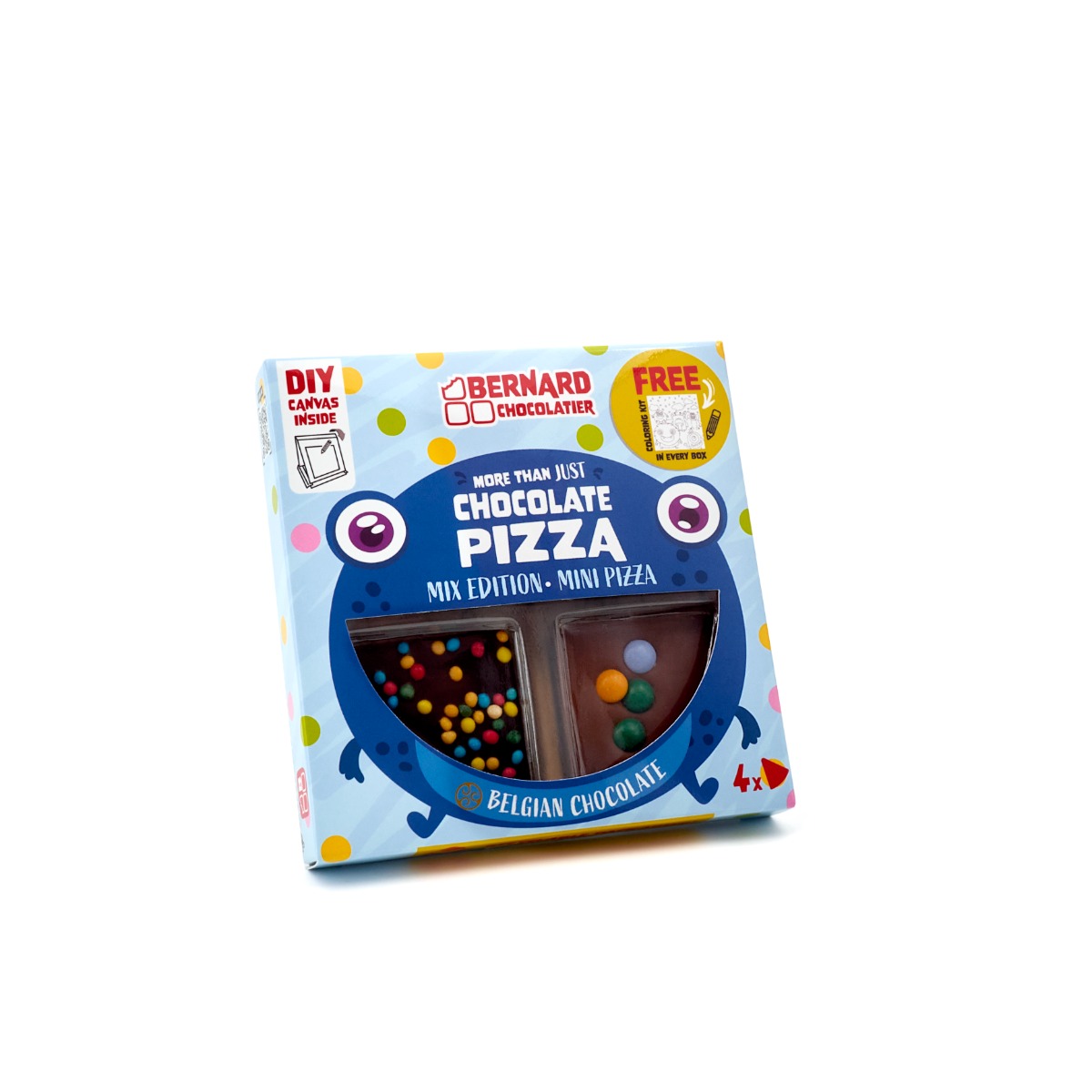 Mini Chocolate Pizza Mix Milk & Dark Chocolate 44g x 10