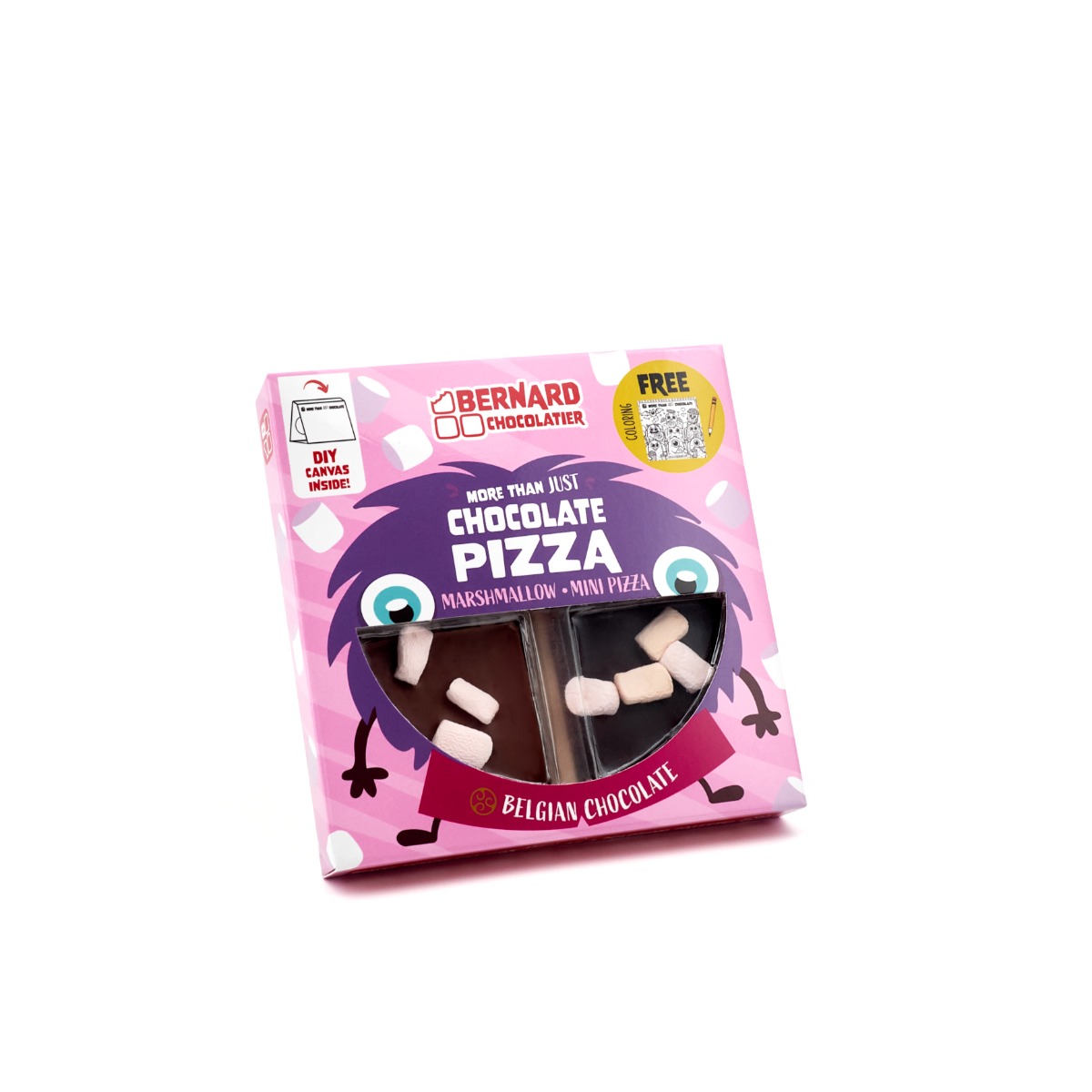 Mini Chocolate Pizza Marshmallow Milk & Dark Chocolate 44g x 10