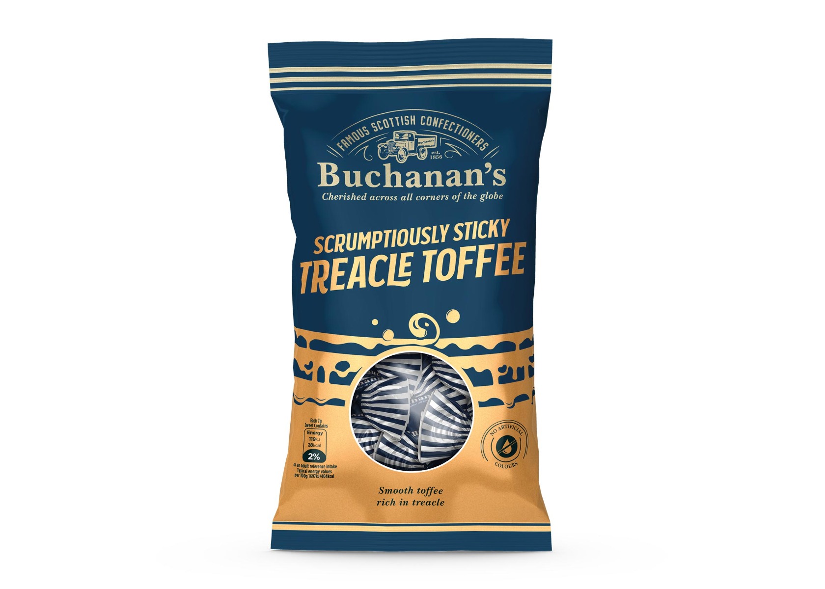 Buchanan's Treacle Toffees 120g x 12