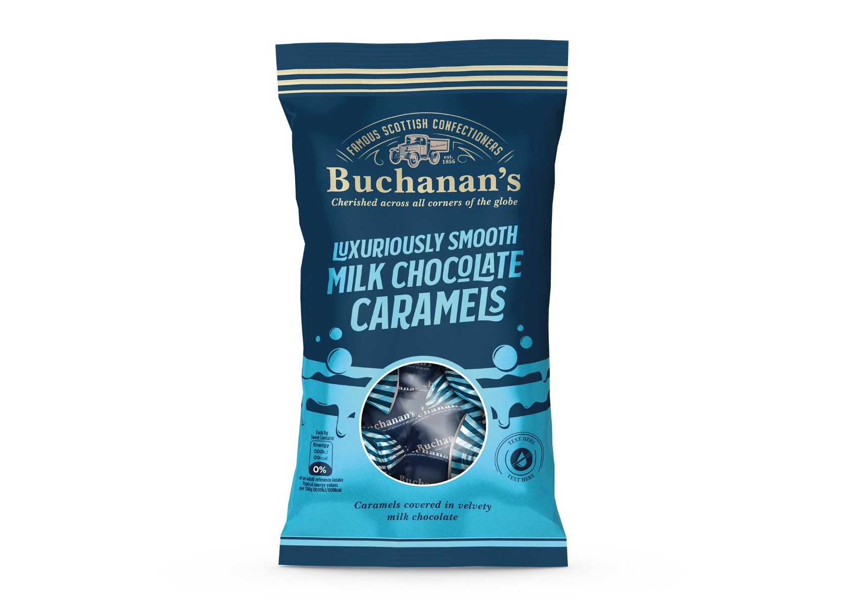 Buchanan's Milk Chocolate Caramels 110g x 12