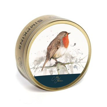 Meg Hawkins Robin Tin with Mixed Fruit Drops 175g x 6
