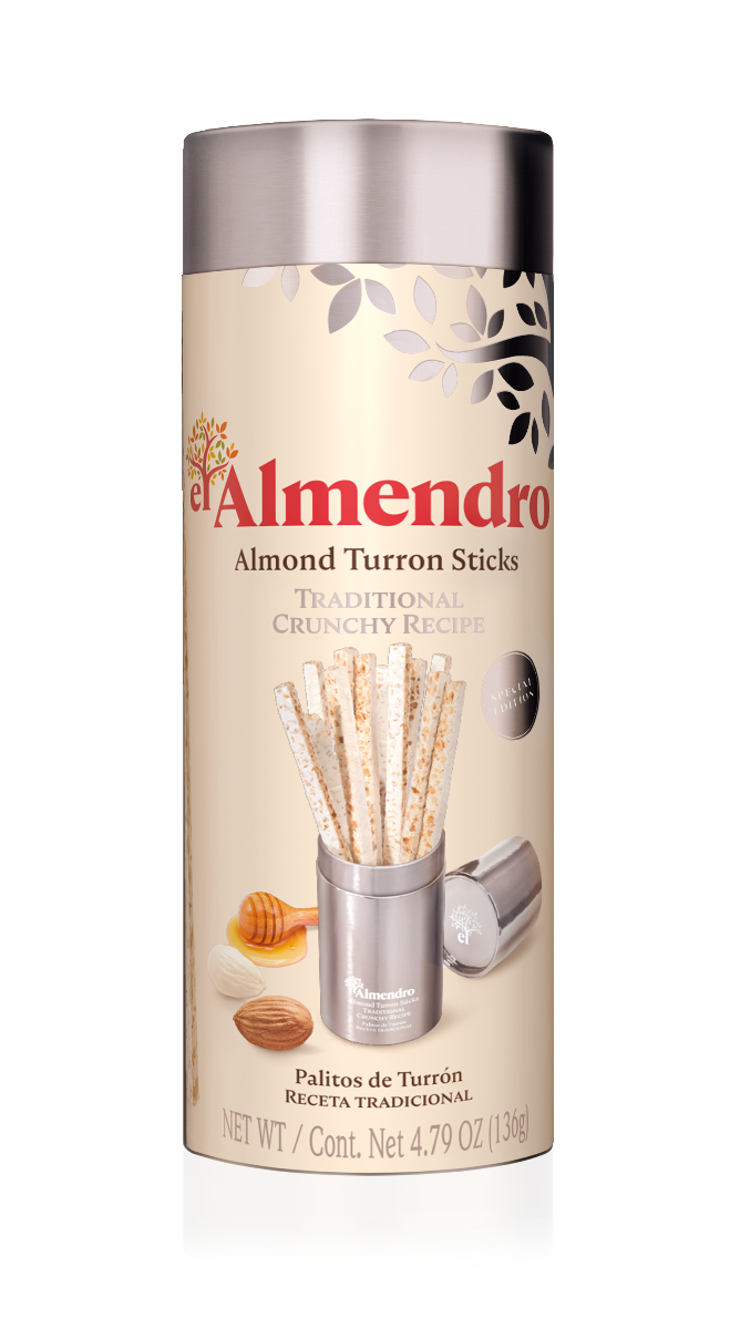 Traditional Crunchy Almond Turron Sticks 136g x 10