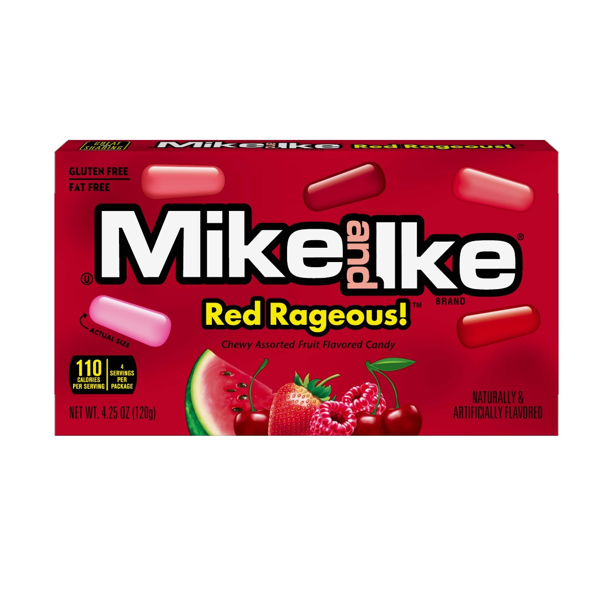 Mike & Ike RedRageous 120g x 12