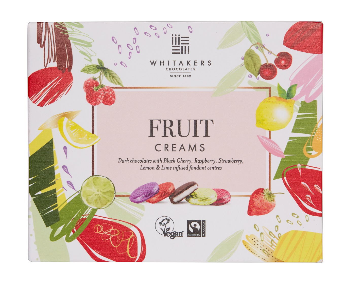 Foiled Fruit Cream Collection 200g x 8, Fairtrade, Vegan, Gluten