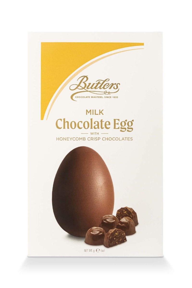 Milk Chocolate Egg with Honeycomb Twist-wrapped chocolates 260g x 9