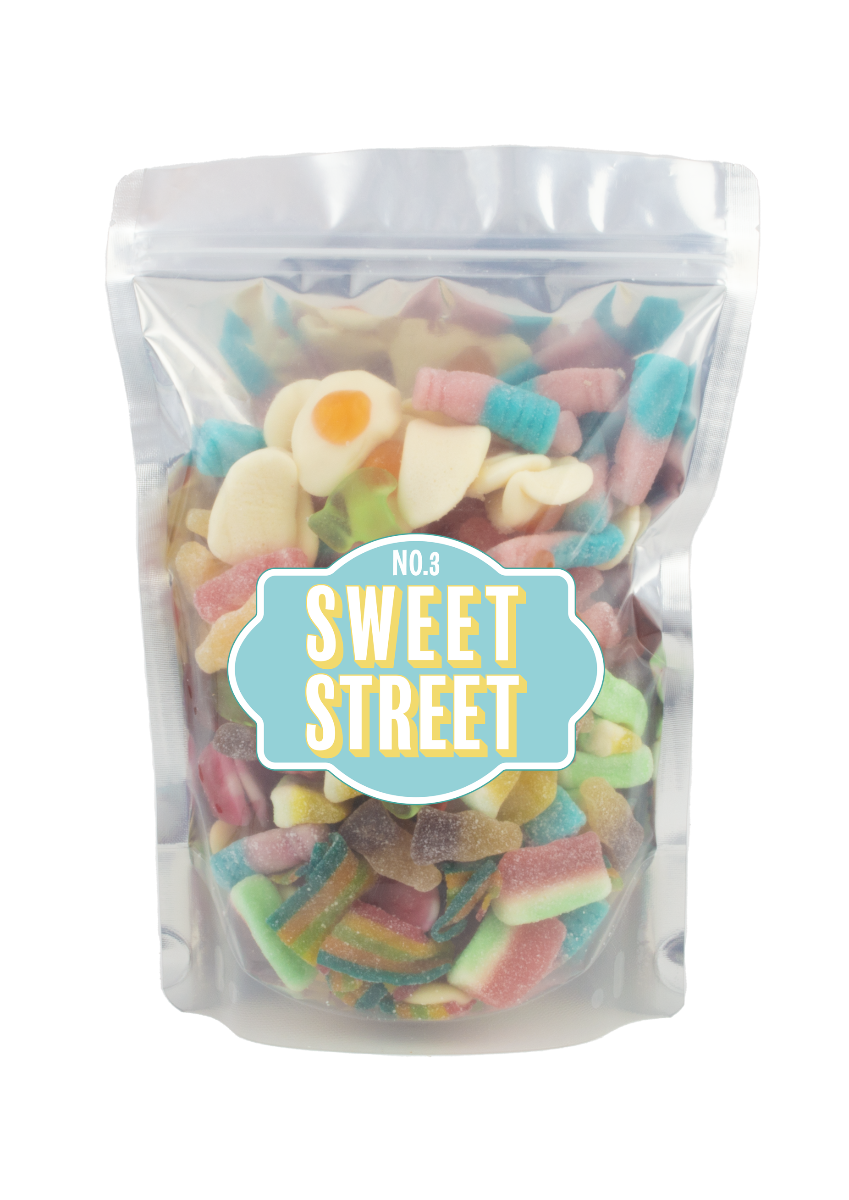 No.3 Sweet Street - Sharing Bag of Mixed Jellies 1Kg x 6