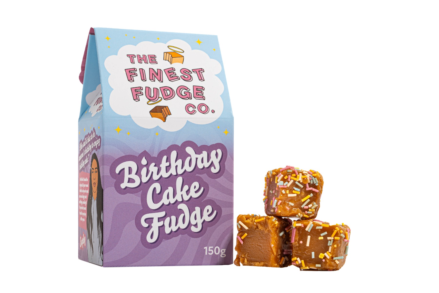 Finest Fudge Company Birthday Cake Fudge 150g x 8