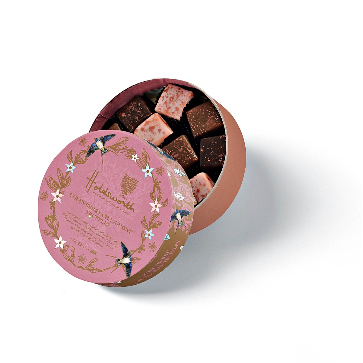 Strawberry Champagne Truffles 170g x 8