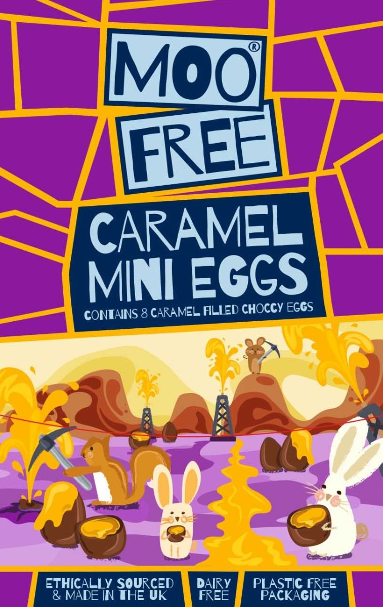 Caramel Centre Mini Eggs 88g x 8