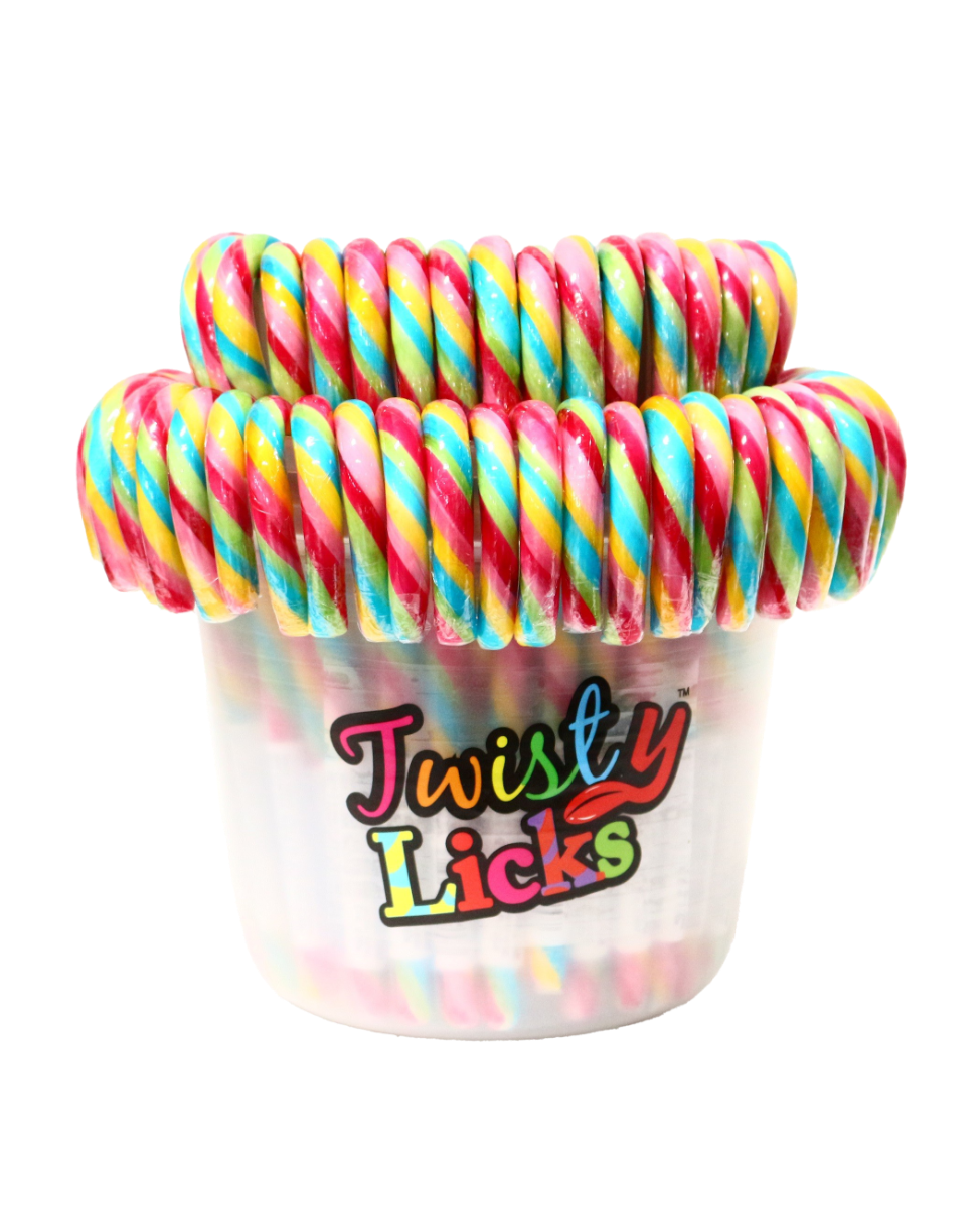 Strawberry Candy Canes (Azo Free) 28g x 96