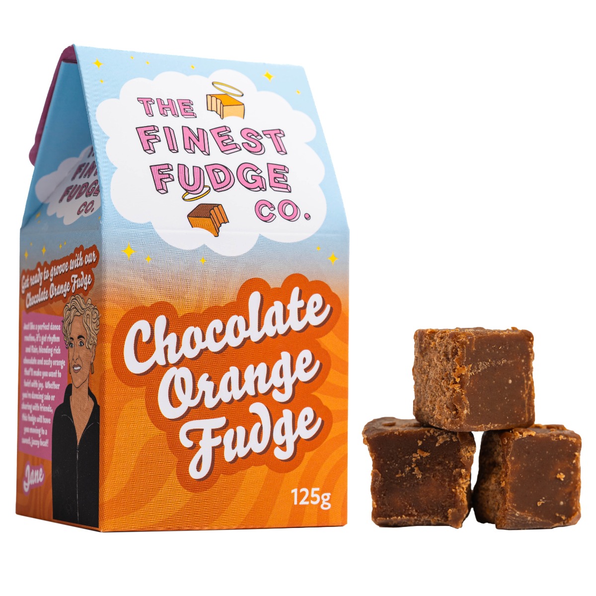 Finest Fudge Company Chocolate Orange Fudge 125g x 8