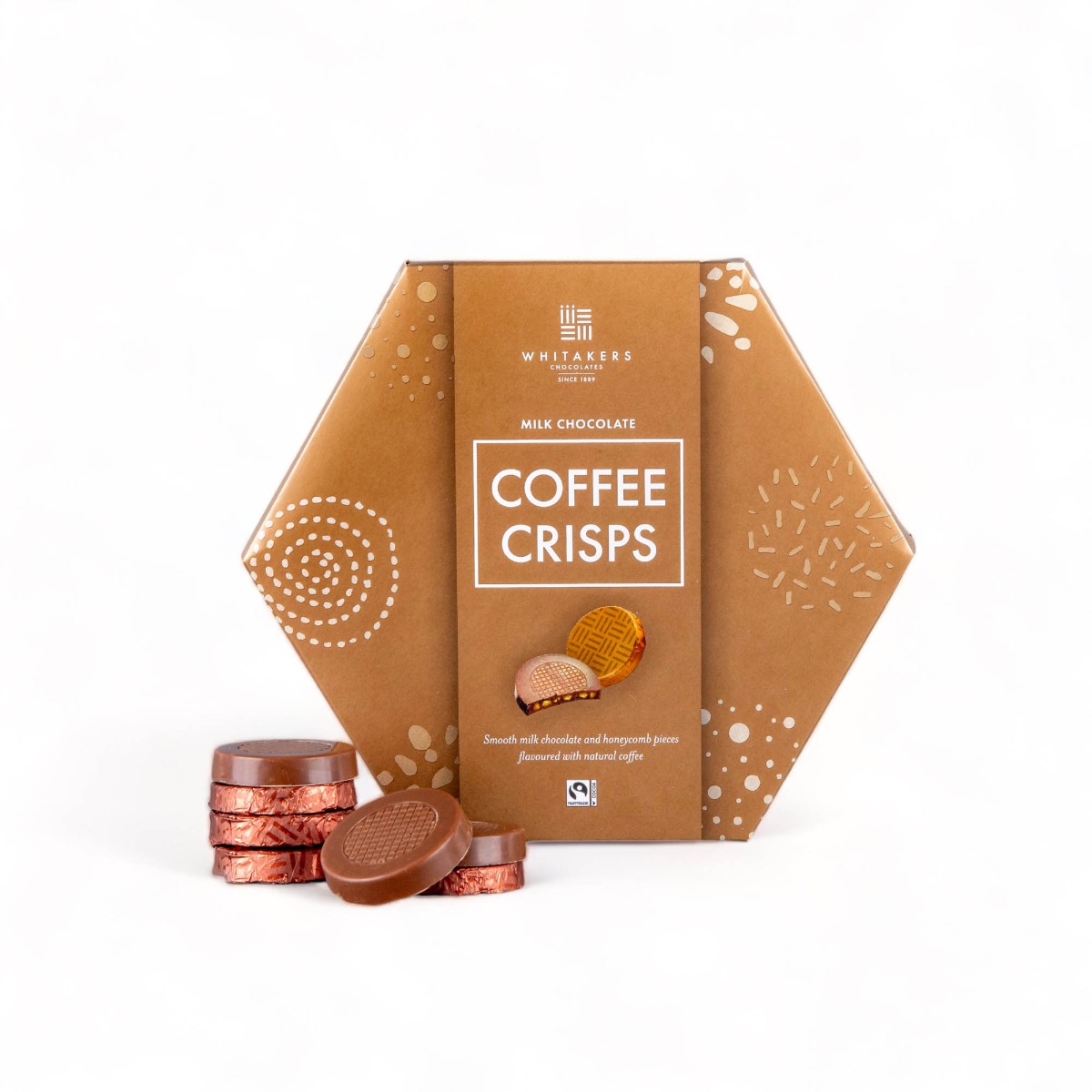 Milk Coffee Honeycomb Crisps 165g x 8