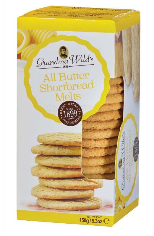 All Butter Shortbread Melts 150g x 12