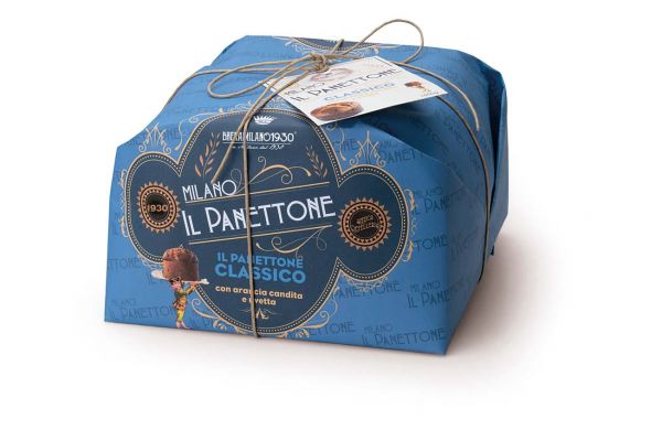 Traditional Panettone with Candied Fruit & Raisins 1000g x 6