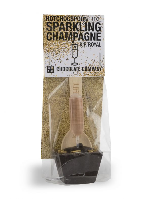 Hotchocspoon with Sparkling Champagne (Dark)