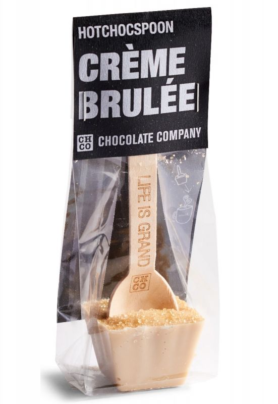Crème Brulee Spoon (White) 50g x 20 ZERO VAT