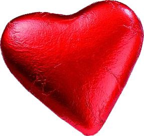 Red Foiled Chocolate Hearts 20g x 30