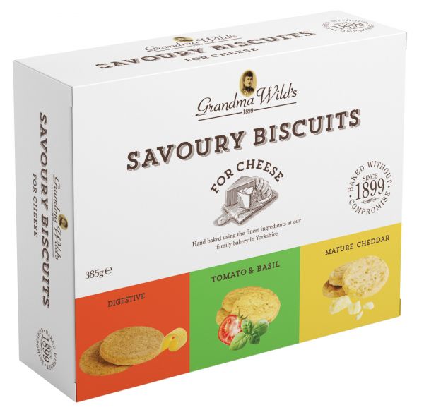 Savoury Biscuit Selection for Cheese 6 x 385g