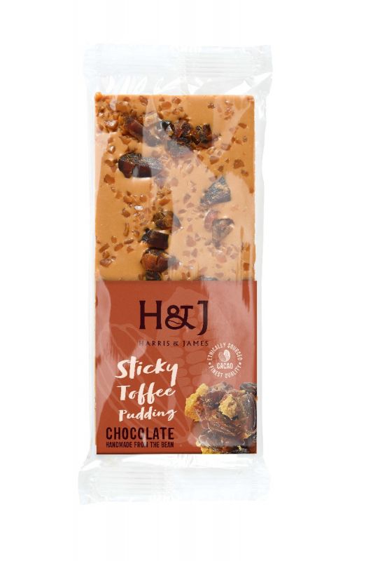 Sticky Toffee Pudding Chocolate Inclusion Bar 100g x 15