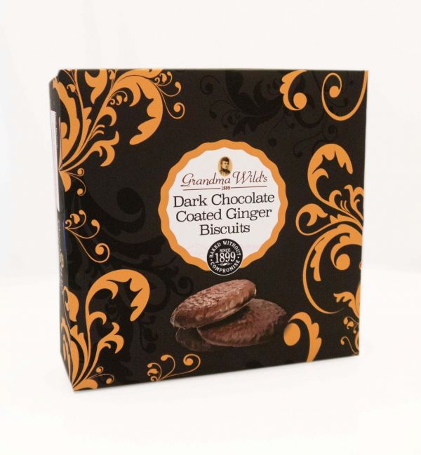 Dark Chocolate Coated Ginger Biscuits 200g x 10
