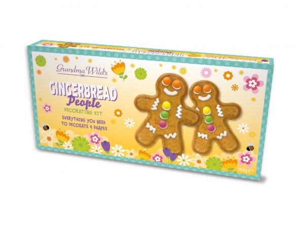 Gingerbread People Decorating Kit  89g x 10
