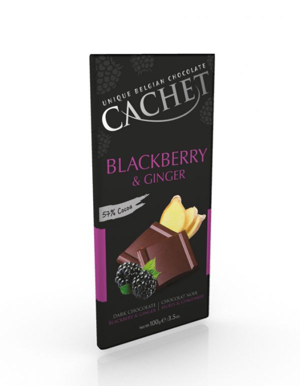 Dark Chocolate Blackberry and Ginger Bar 100g x 12