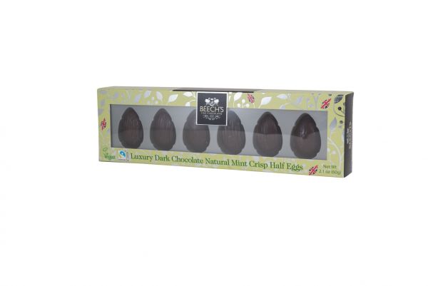 Dark Chocolate Mint Crisp Mini Egg 60g x 12