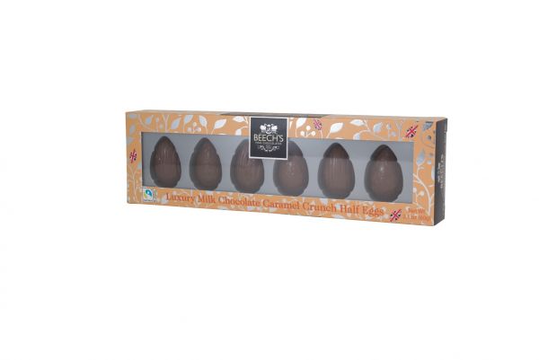 Milk Chocolate Caramel Cruch mini Eggs 60g x 12