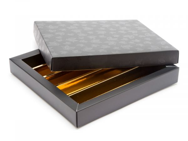 Lukso 25 Choc Square Buffer Box ( 230 x 216 x 32mm) x 5