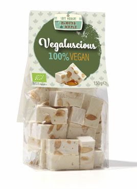 Bag Vegaluscious 100% Vegan Almond & Maple Nougat 150g x 10