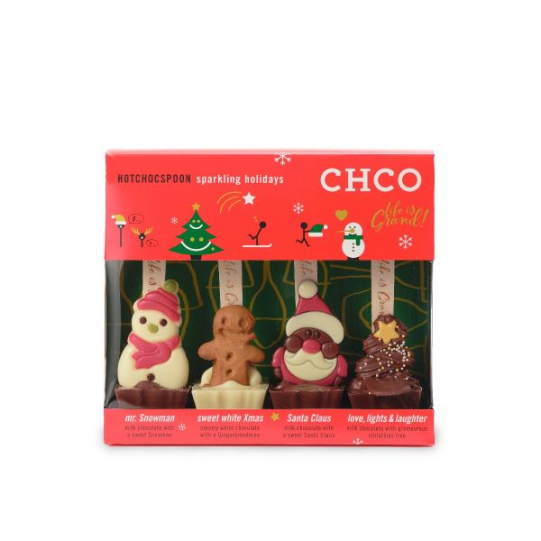 Sparkling Holidays Collection (Santa Spoon, Mr Snowman, Golden Days, Sweet White Christmas) 220g x 5